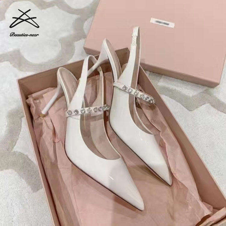 Office Work Shoes Beige High Heels Pumps