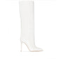 Women Crocodile Print Knee High Boots
