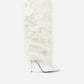 Plush Stilettos High Heel Boots Shoes