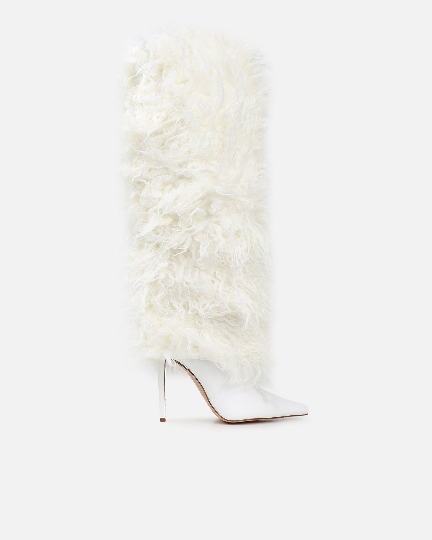 Plush Stilettos High Heel Boots Shoes