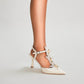 Women Butterfly High Heel Wedding Shoes