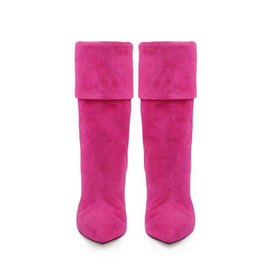 High Heel Sex Rubber Ankle Boots Shoes