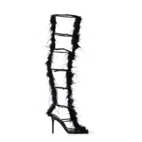 Thigh-high Shaft Boots Sandals