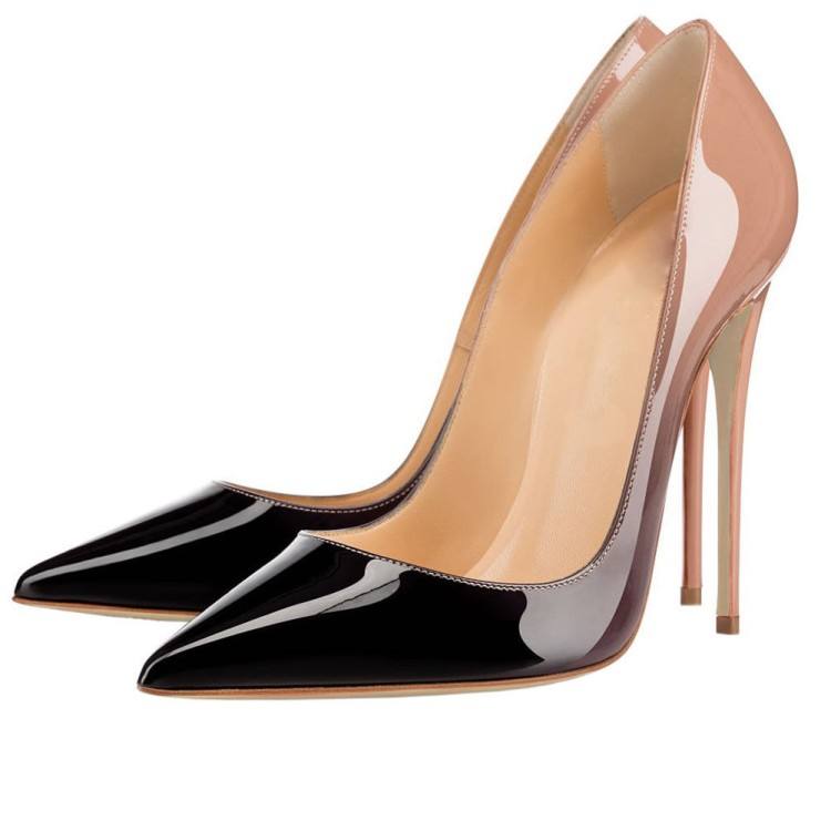 High Heel Shallow Pointed Toe Ladies Pumps Shoes
