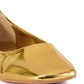 Gold Metallic Ballet Flats Wholesale Casual Shoes