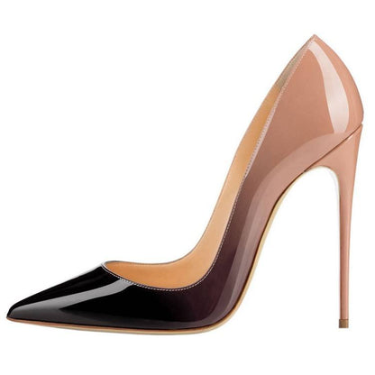 High Heel Shallow Pointed Toe Ladies Pumps Shoes
