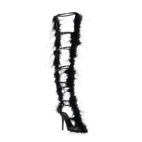 Thigh-high Shaft Boots Sandals