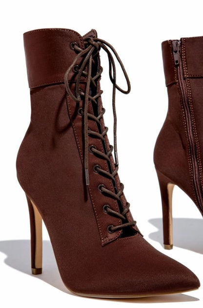 High Heels Lace up Stilettos Boots