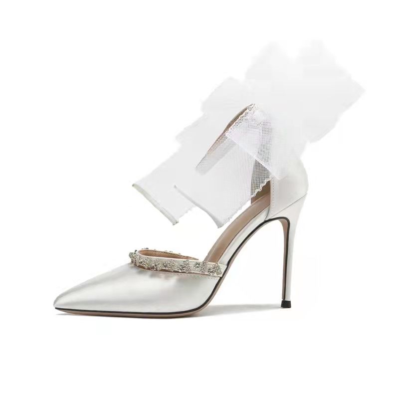 Wedding Shoes Pearl High Heel Women Pumps