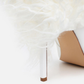 Plush Stilettos High Heel Boots Shoes