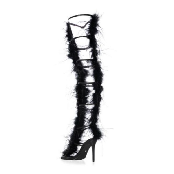 Thigh-high Shaft Boots Sandals