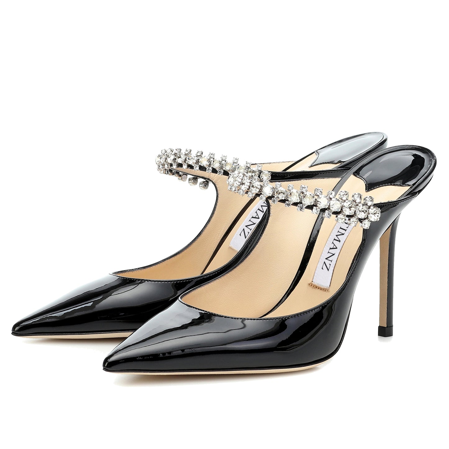 Shining 100 Patent Leather Mules