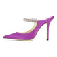 Shining 100 Color Satin Mules