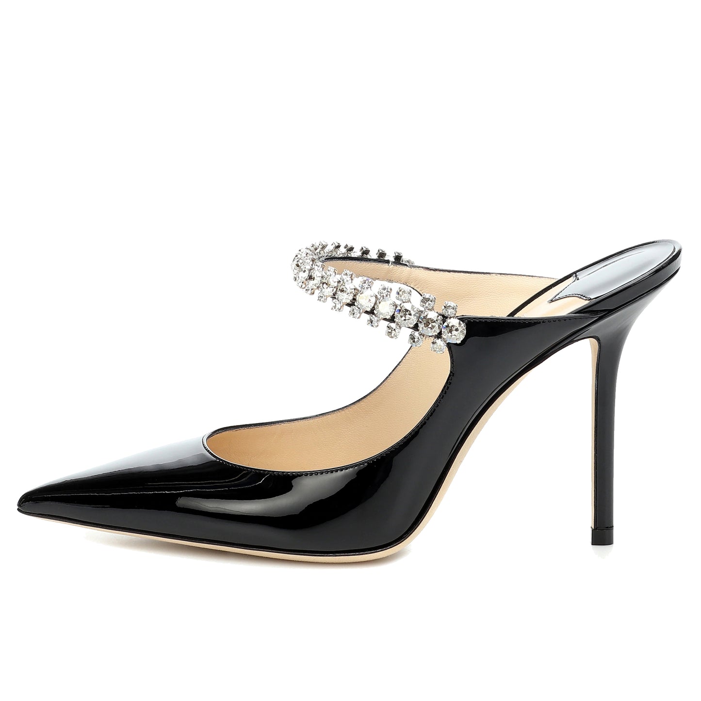 Shining 100 Patent Leather Mules